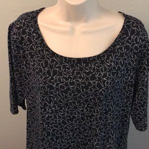 LulaRoe Julia Dress with stars 🦄